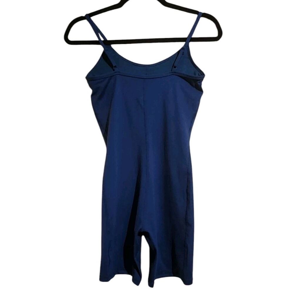 Recsweat Recreation Sweat Bike Unitard Compressive Shorts Built In Bra Blue Sz S - Picture 6 of 12